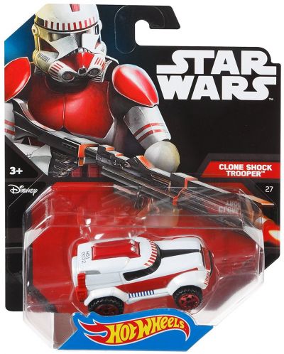 Количка Mattel Hot Wheels Star Wars - Clone Shock Trooper, 1:64 - 4