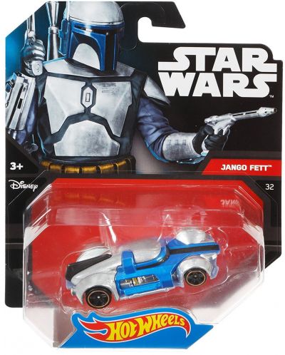 Количка Mattel Hot Wheels Star Wars - Jango Fett, 1:64 - 5