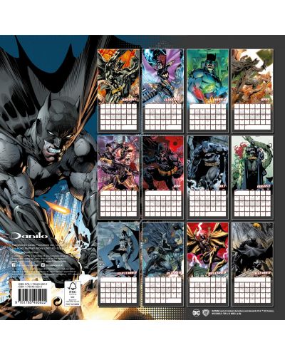 Стенен Календар Danilo 2019 - Batman Comics - 4