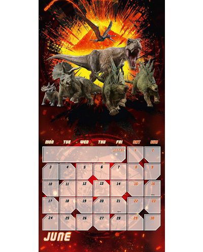 Стенен Календар Danilo 2019 - Jurassic World: Fallen Kingdom - 2