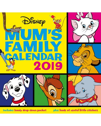 Стенен Календар Danilo 2019 - Disney Classic Moms Family - 1