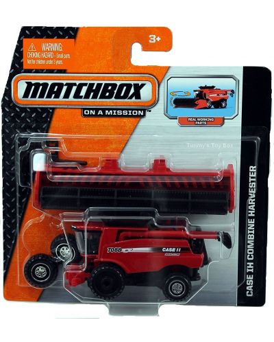 Машина Mattel Matchbox - Комбайн Case IH 7088 - 1