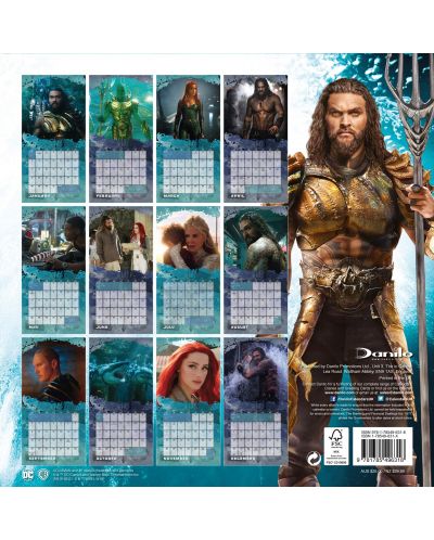 Стенен Календар Danilo 2019 - Justice League: Aquaman - 4