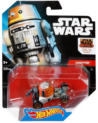 Количка Mattel Hot Wheels Star Wars - Chopper, 1:64 - 3