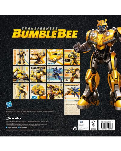 Стенен Календар Danilo 2019 - Transformers Bumblebee - 4