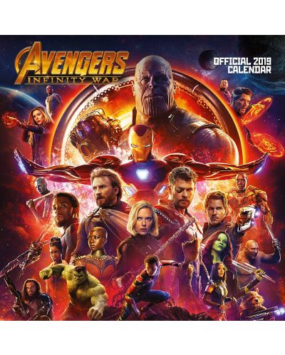 Стенен Календар Danilo 2019 - Avengers Infinity War - 1