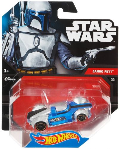 Количка Mattel Hot Wheels Star Wars - Jango Fett, 1:64 - 4