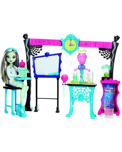 Игрален комплект Mattel Monster High - Научен клас, с кукла - 2