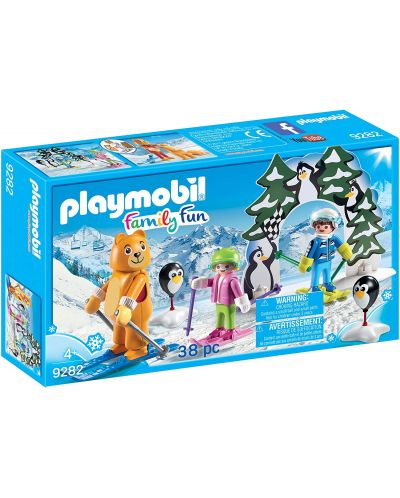 Комплект фигурки Playmobil - Ски урок - 1