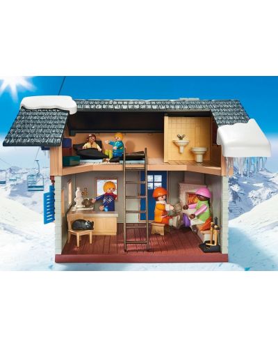 Конструктор Playmobil - Ски къща в планината - 10