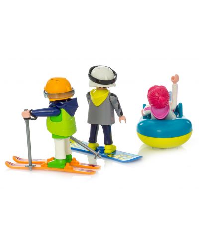 Комплект фигурки Playmobil - Триатлон зимни спортове - 4