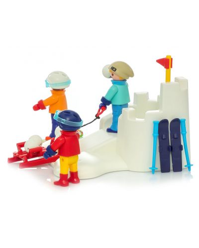 Игрален комплект Playmobil - Бой със снежни топки - 4