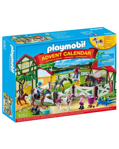 Коледен адвент календар Playmobil - Ферма за коне - 1