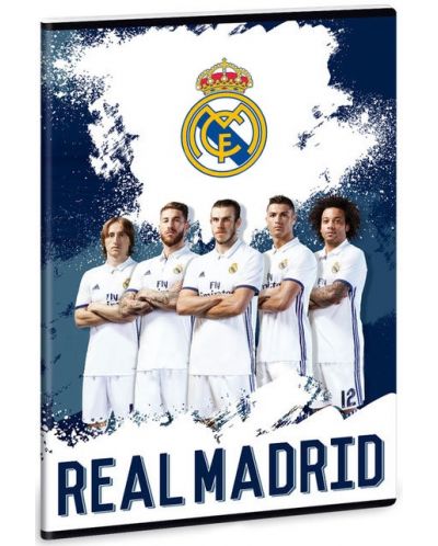 Ученическа тетрадка A5, 40 листа Ars Una Real Madrid - 1