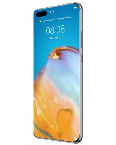 Комплект Смартфон Huawei - P40 Pro, 256GB, silver frost + Huawei GT 2 - 2