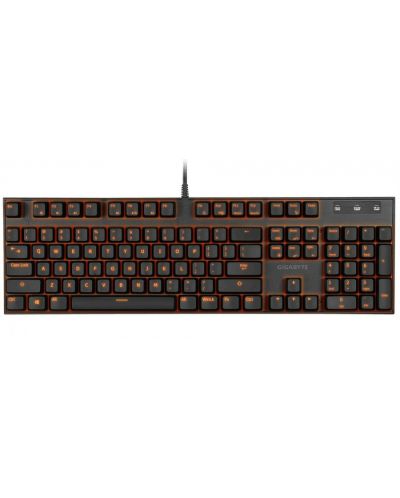 Механична клавиатура Gigabyte - Force K85, Red, RGB, черна