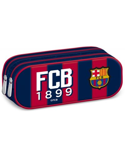 Ученически несесер с 2 ципа Ars Una – Дизайн FC Barcelona, мек - 1