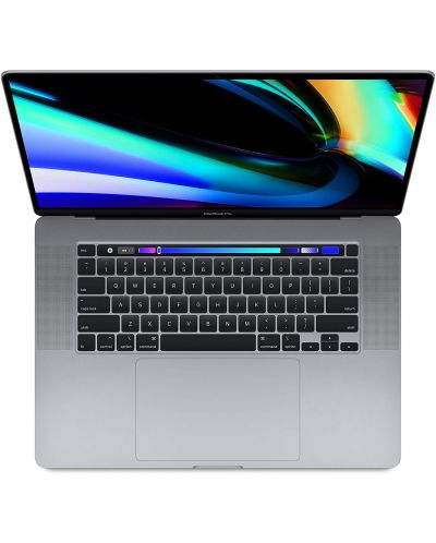 Лаптоп Apple MacBook Pro - 16" Touch Bar, Space Grey - 2