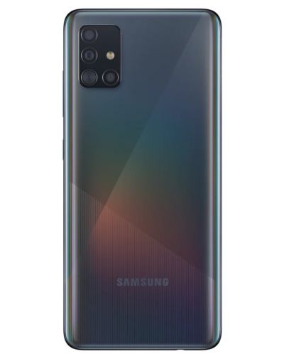 Смартфон Samsung Galaxy A51 - 6.5, 128GB, черен - 2