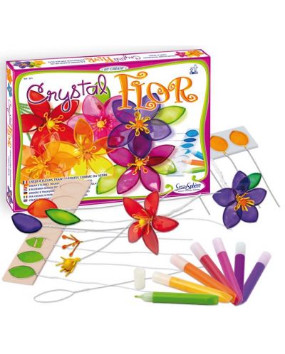 Творчески комплект Sentosphere Kit Créatif - Направи си сам кристални цветя - 1