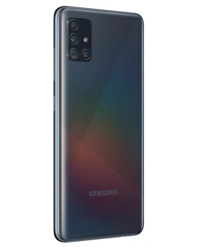 Смартфон Samsung Galaxy A51 - 6.5, 128GB, черен - 3