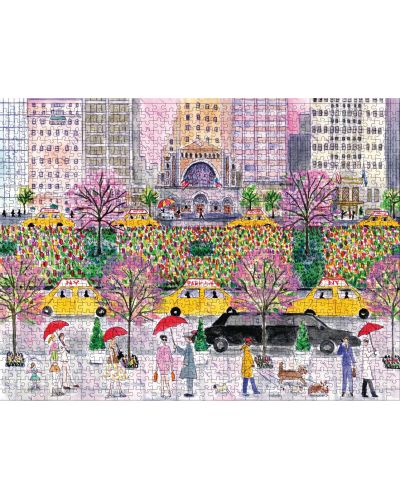 Пъзел Galison от 1000 части - Пролет на Парк Авеню, Майкъл Сторингс - 3