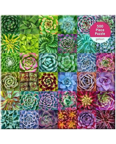 Пъзел Galison от 500 части - Различните цветове на кактусите - 2