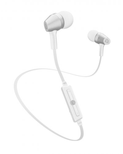Безжични слушалки с микрофон AQL - Antartide, бели - 1