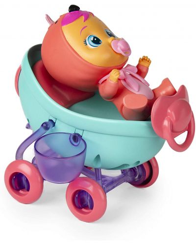 Комплект IMC Toys Cry Babies Magic Tears - Плачеща кукла Фенси с количка - 4