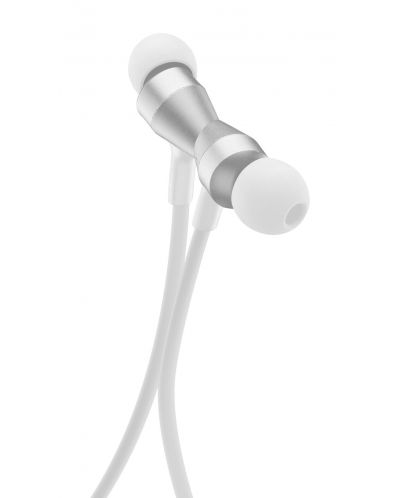 Безжични слушалки с микрофон AQL - Antartide, бели - 2