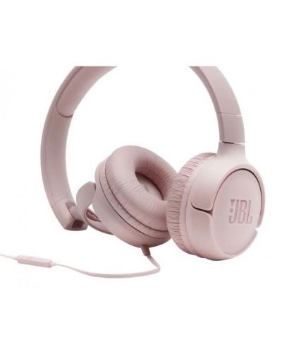 Слушалки JBL - T500, розови - 3