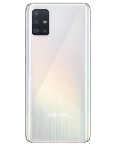 Смартфон Samsung Galaxy A51 - 6.5, 128GB, бял - 2