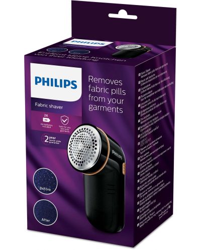 Пилинг за дрехи Philips - GC026/80, черен - 2