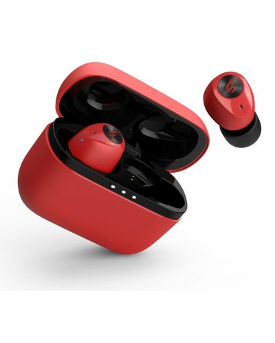 Безжични слушалки Edifier - TWS 2, червени - 1