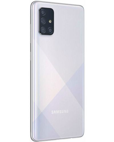 Смартфон Samsung Galaxy A71 - 6.7, 128GB, сребрист - 3