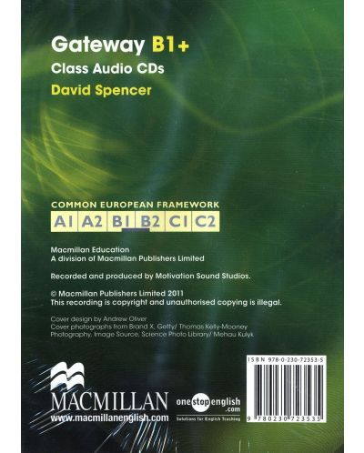 Gateway B1+:  Class CD / Английски език (аудио CD) - 2