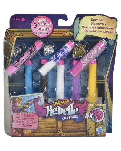 Допълнителен комплект пълнител Hasbro Nerf - Rebelle, 12 броя - 1
