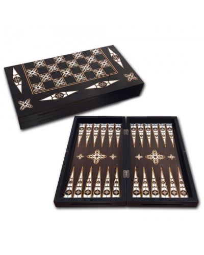Луксозна игра 2 в 1 - Табла и шах, Antik Inci - 1