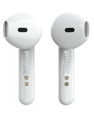 Безжични слушалки Trust - Primo Touch, TWS, бели - 4