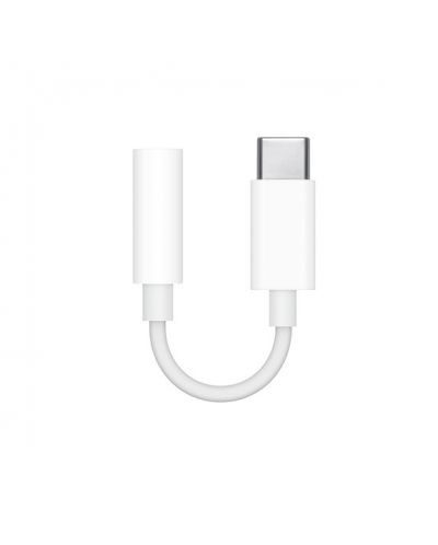 Адаптер Apple - MU7E2ZM/A, USB-C/жак 3.5 mm, бял - 2