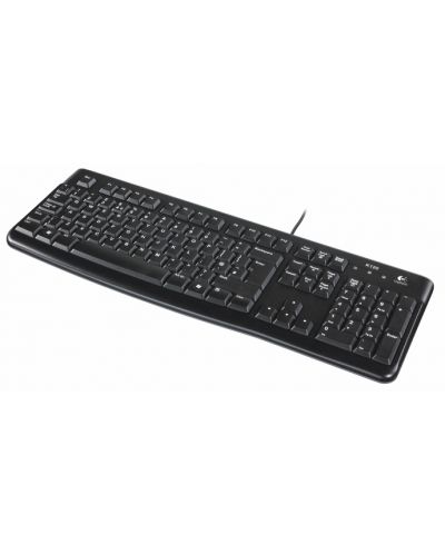Клавиатура Logitech - K120 OEM, черна - 3
