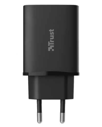 Зарядно устройство Trust - Qmax Ultra-Fast, USB-C, 20W, черно - 2