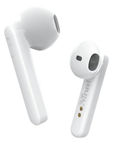 Безжични слушалки Trust - Primo Touch, TWS, бели - 3