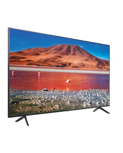 Смарт телевизор Samsung - 58TU7102, 4K, черен - 3