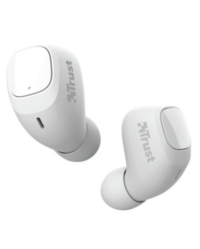 Безжични слушалки Trust - Nika Compact, TWS, бели - 3