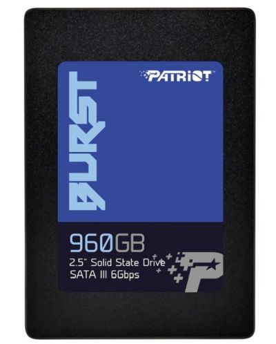 SSD памет Patriot - Burst, 960GB, 2,5'', SATA III - 1