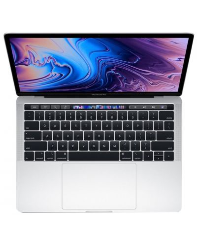 Лаптоп Apple MacBook Pro 13 - Touch Bar, сребрист - 1