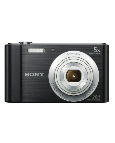 Цифров фотоапарат Sony - Cyber Shot DSC-W800, черен
