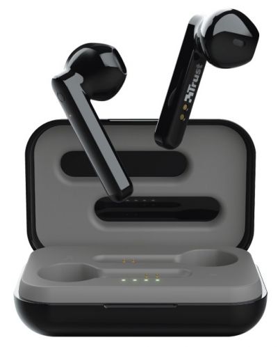 Безжични слушалки Trust - Primo Touch, TWS, черни - 1