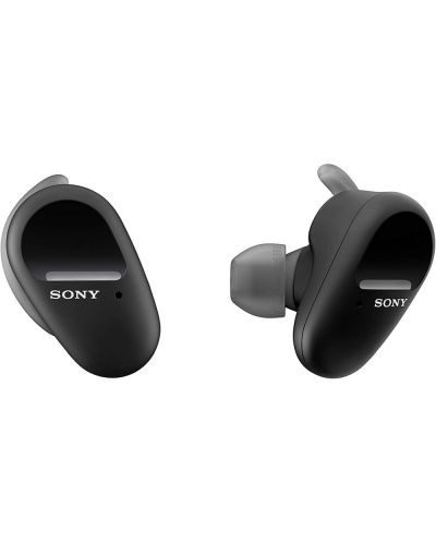 Безжични слушалки Sony - WF-SP800N, черни - 2